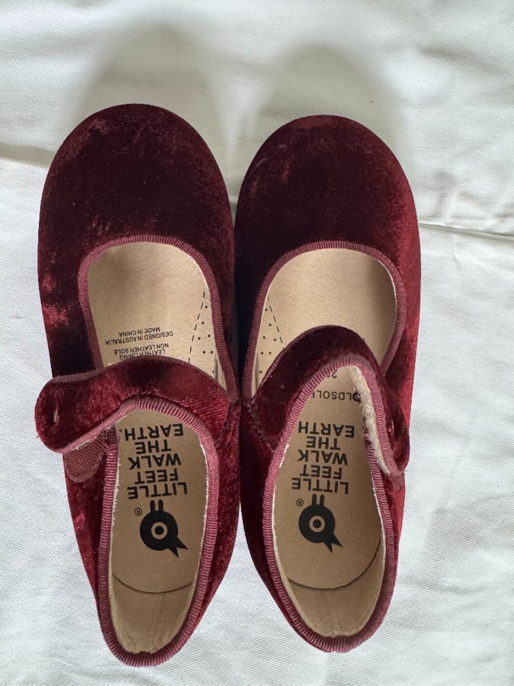 Red velvet leather mary jane shoes holiday shoes